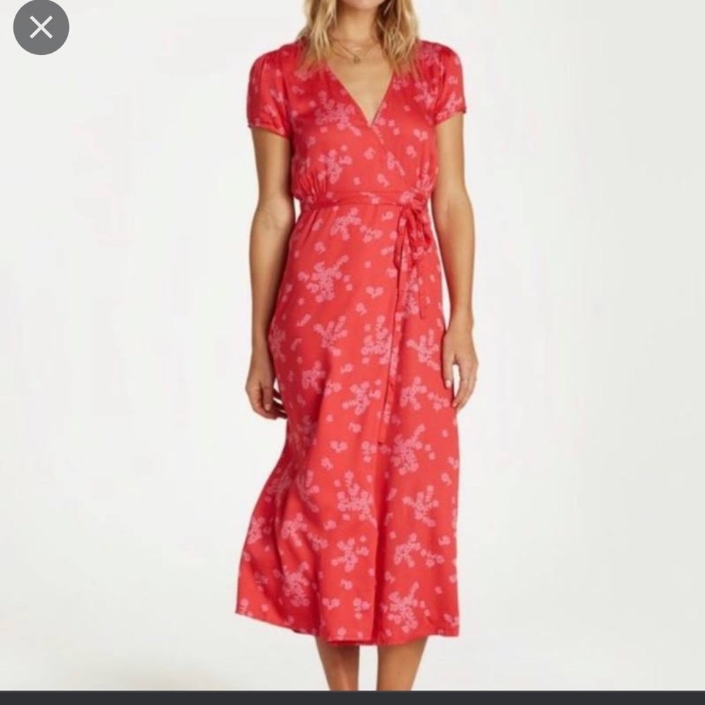 Billabong wrap maxi dress